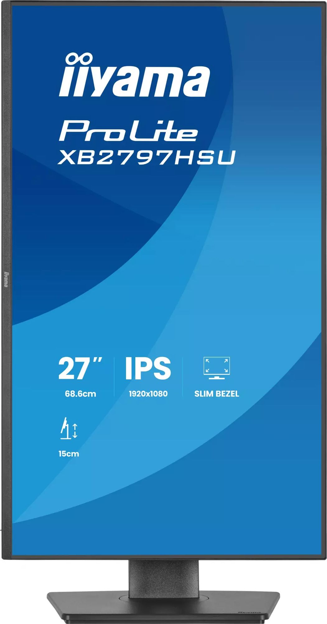 Ecran 27 pouces Full HD IIYAMA IPS Hub USB Noir - XB2797HSU-B1