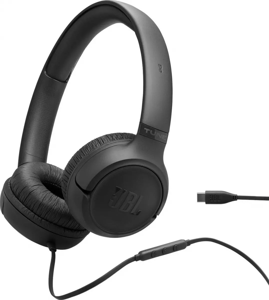 Casque audio arceau JBL Supra-auriculaire USB-C Pure Bass Noir TUNE530CUSBCBLK