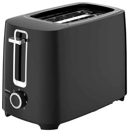 Grille pain KITCHEN CHEF 2 tranches 700W Noir KSTOASTBLACK2T