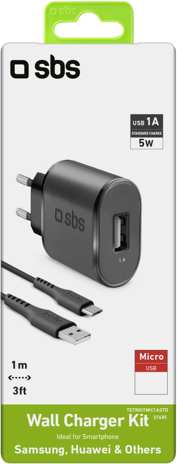 Chargeur secteur SBS Kit de chargement Micro USB - CHARG-USB-MICROUSB