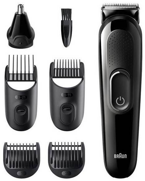 BRAUN Tondeuse multifonction Series 3 8-en-1 MGK3440 pour barbe, cheveux, oreilles et nez - MGK3440