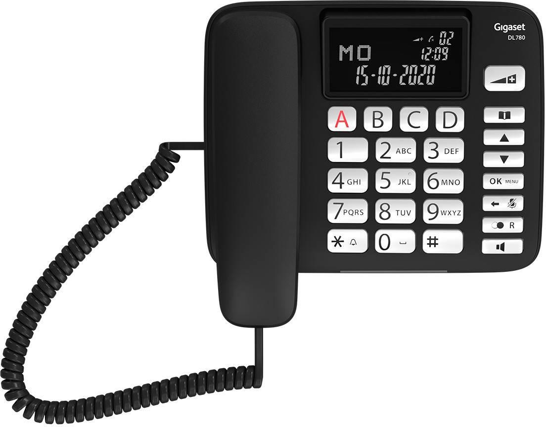 GIGASET Téléphone filaire + Combiné sans fil  - GIGADL780PLUS