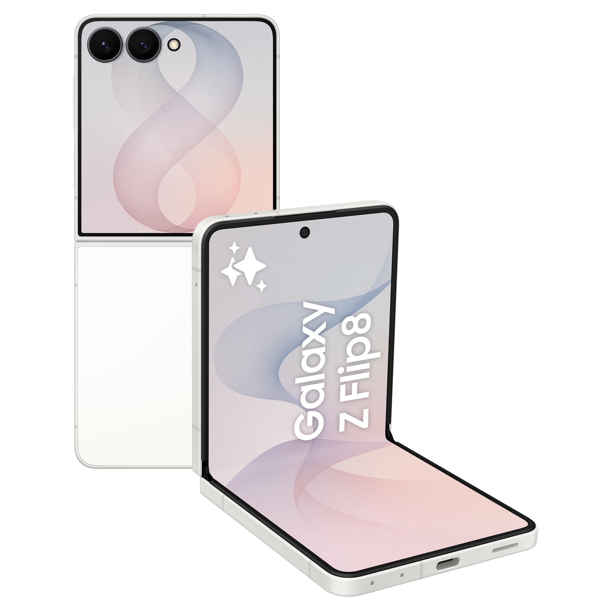 Galaxy Z Flip8 256Go Blanc SAMSUNG  - SM-F776BZWGEUB