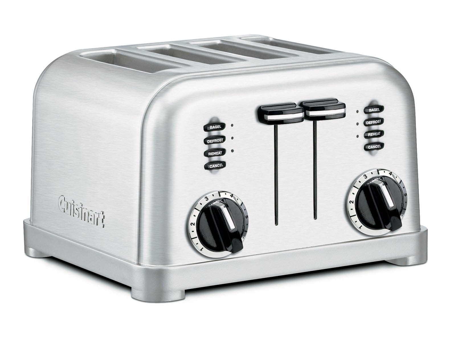 Grille pain CUISINART Toaster 4 tranches 1800W Inox CPT180E
