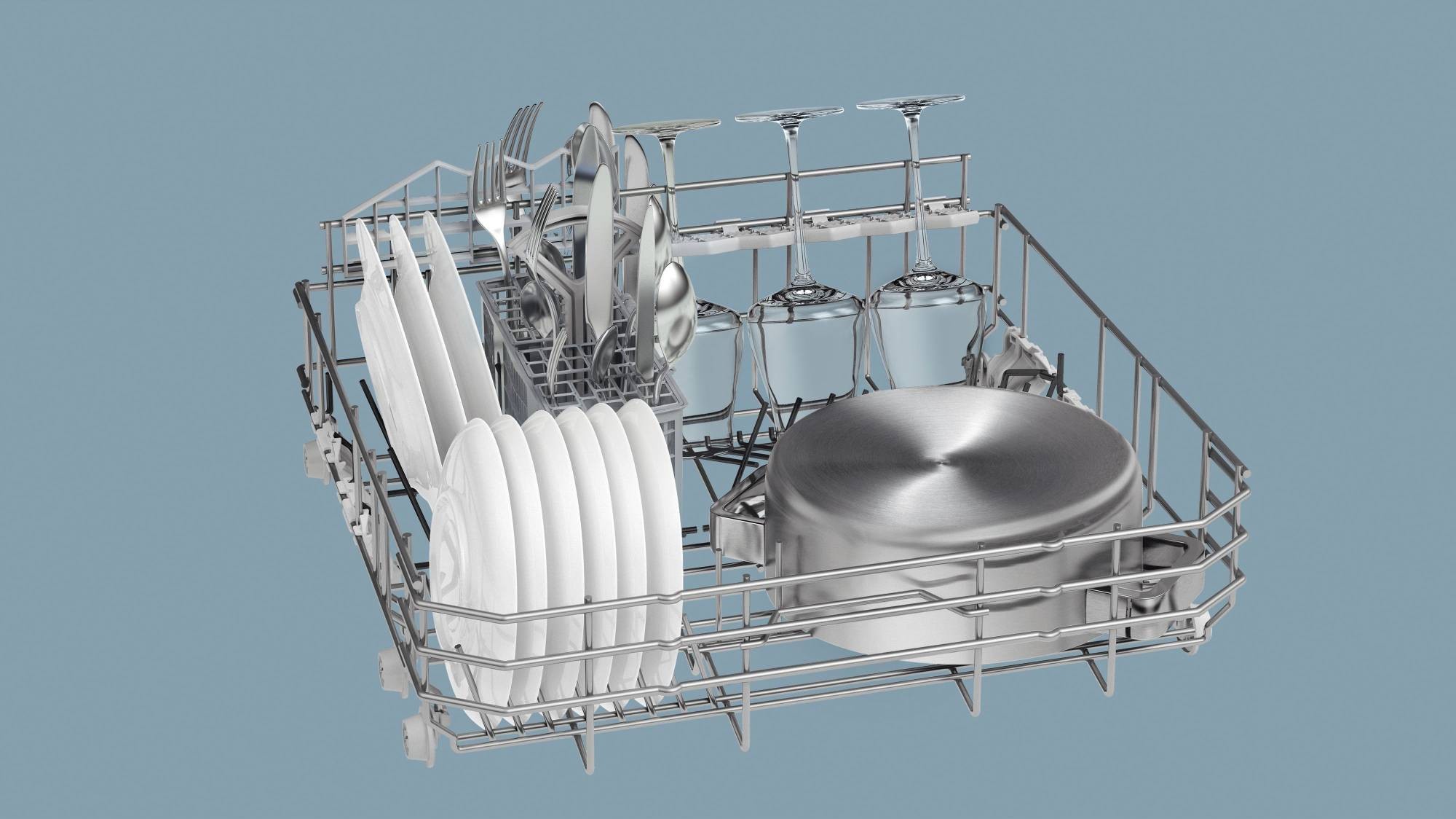 BOSCH Mini lave vaisselle encastrable Série 6 7 couverts Inox - SCE52M75EU