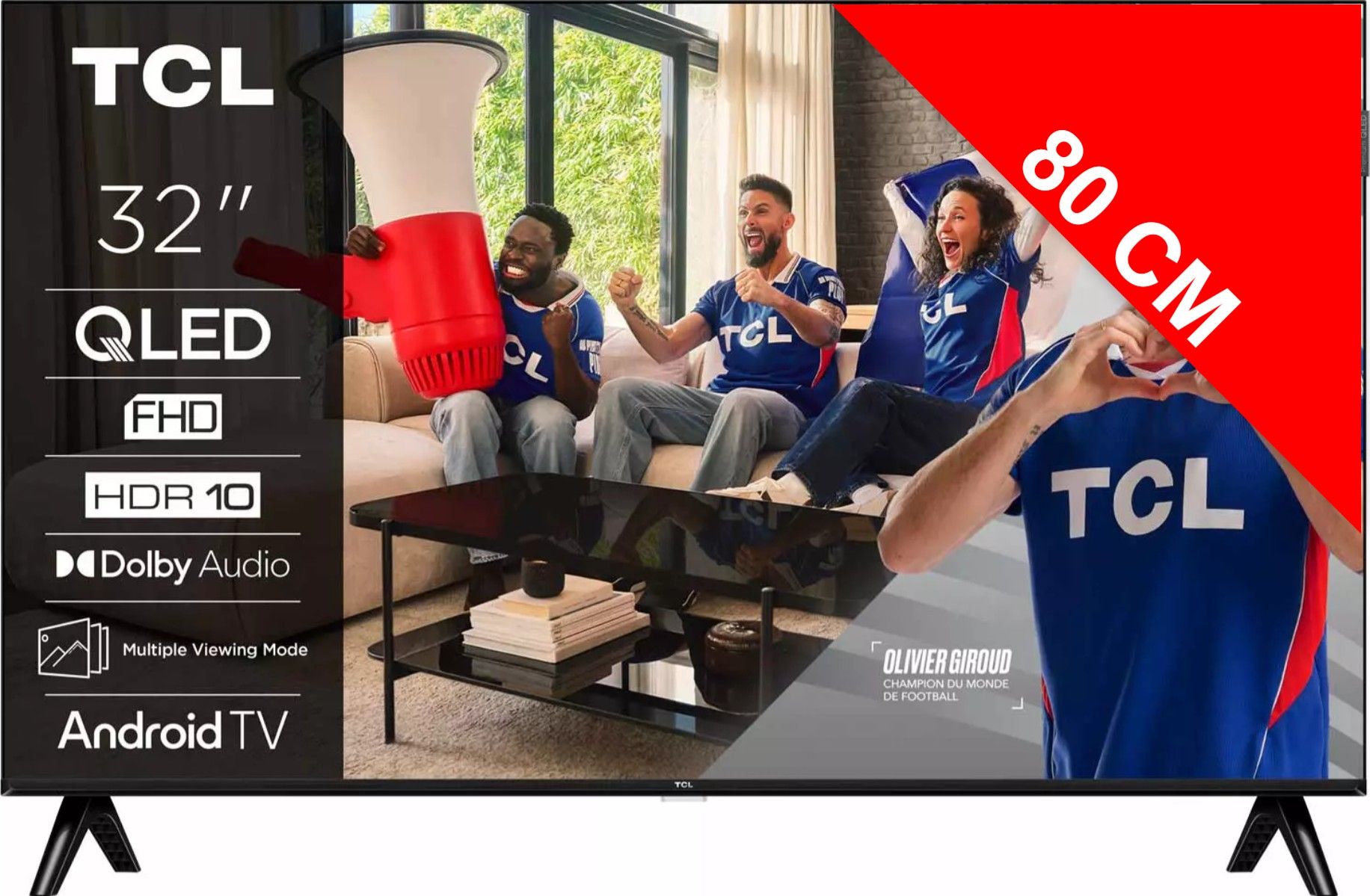 TV QLED Full HD 80 cm TCL  32S5L