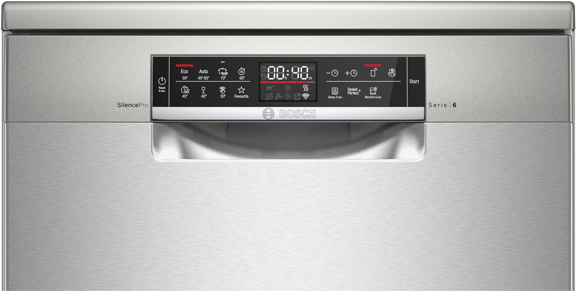 BOSCH Lave vaisselle 60 cm Série 6 Home Connect EcoSilence 13 couverts - SMS6EDI63E