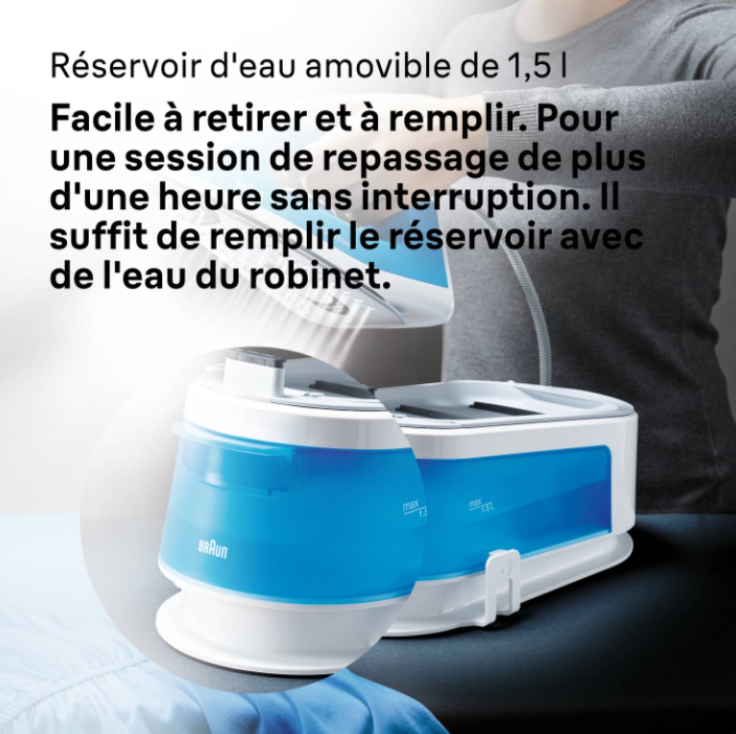 Centrale vapeur BRAUN  - IS1012BL