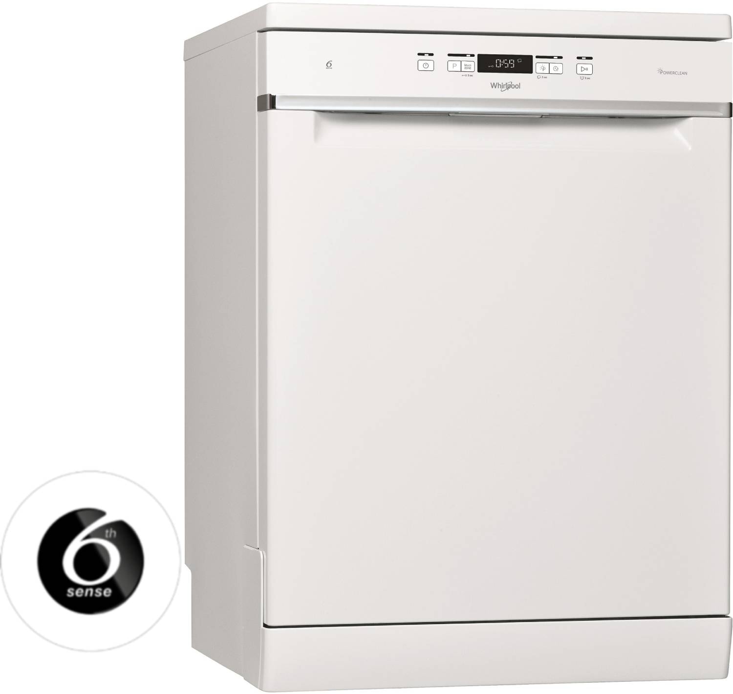 Lave vaisselle 60 cm WHIRLPOOL 6ème Sens 14 couverts 42dB Blanc WFC3C42P