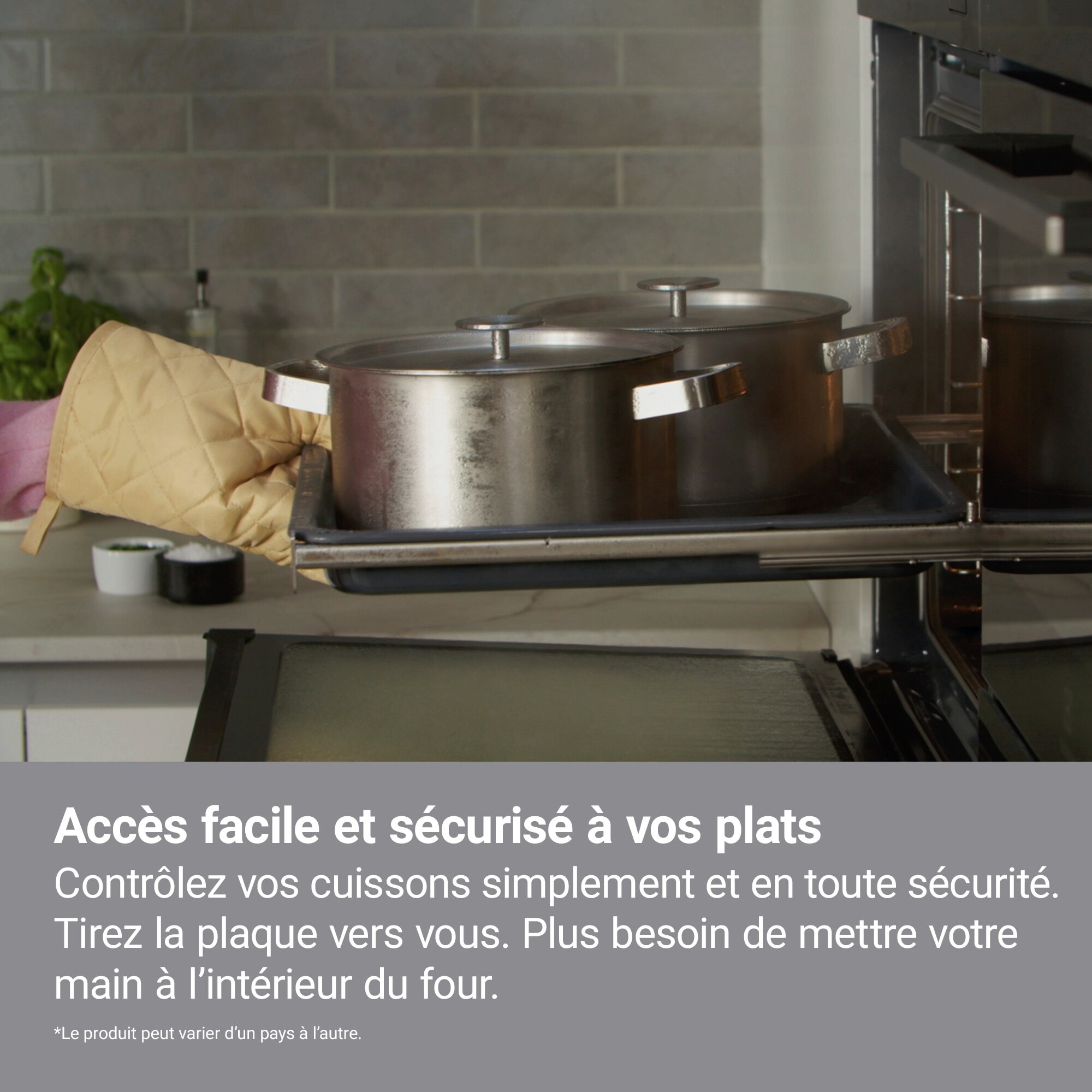 Rail four ELECTROLUX Télescopique 1 niveau 71/72L Inox - TR1LFV