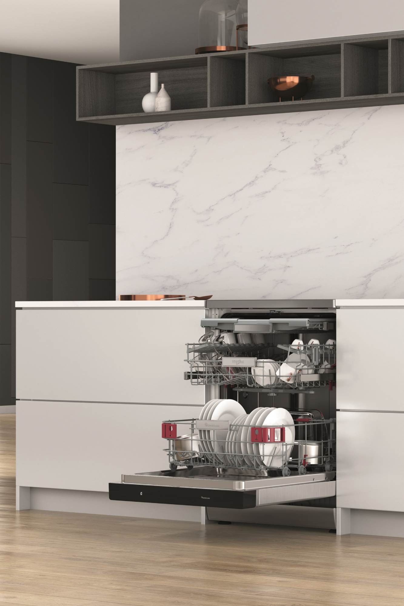 Lave vaisselle 60 cm WHIRLPOOL  - WFP5O41PLGX