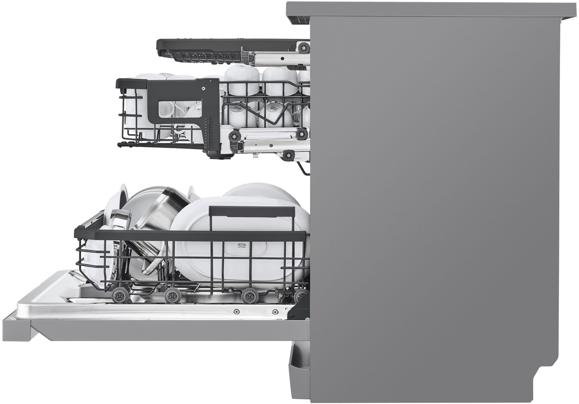 Lave vaisselle 60 cm LG Inverter Direct Drive 14 couverts Gris - DF587HVS Lave vaisselle 60 cm LG Inverter Direct Drive 14 couverts Gris - DF587HVS