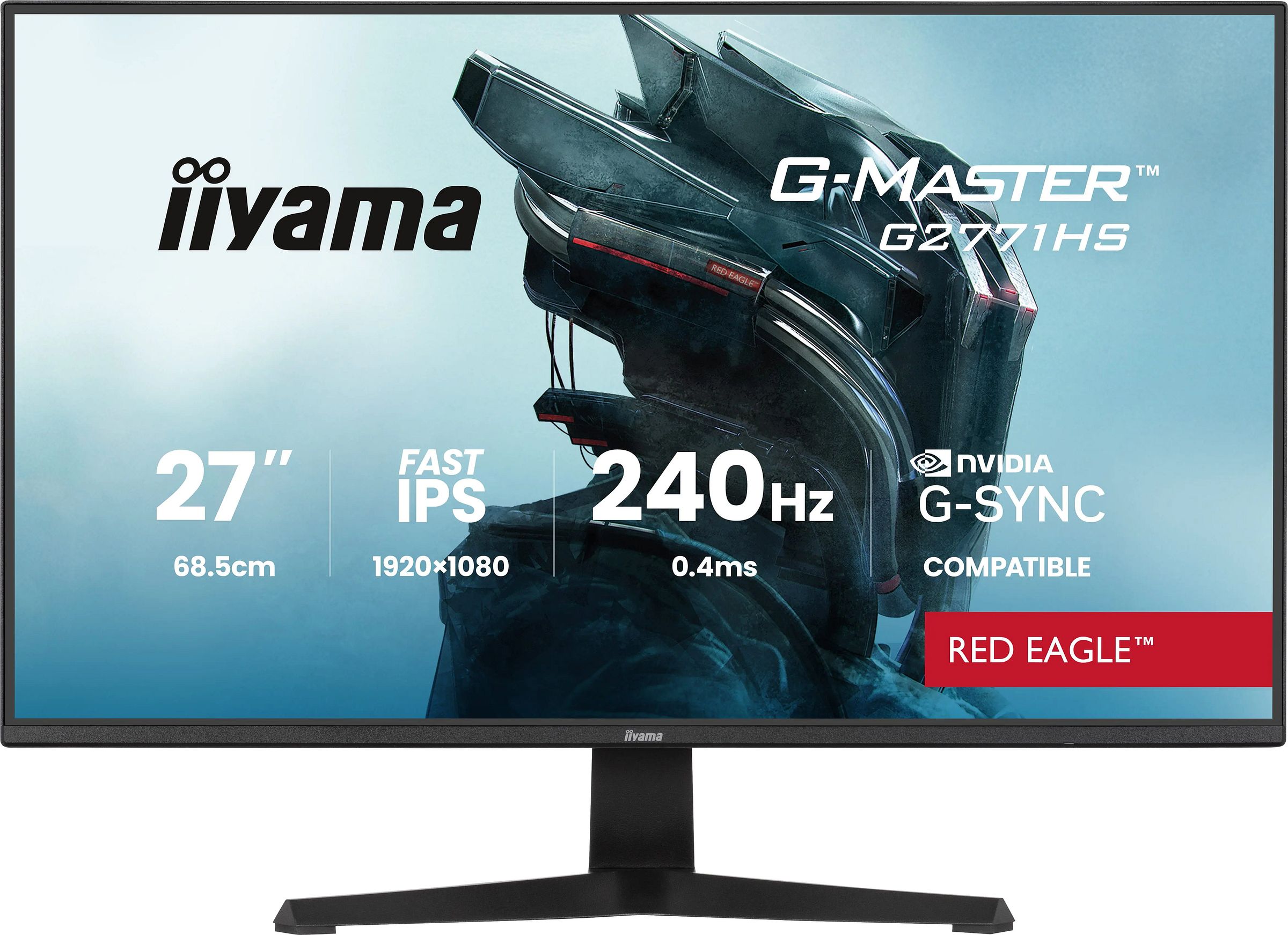Ecran 27 pouces Full HD IIYAMA Fast IPS HDMI DisplayPort Noir IIG2771HSB1
