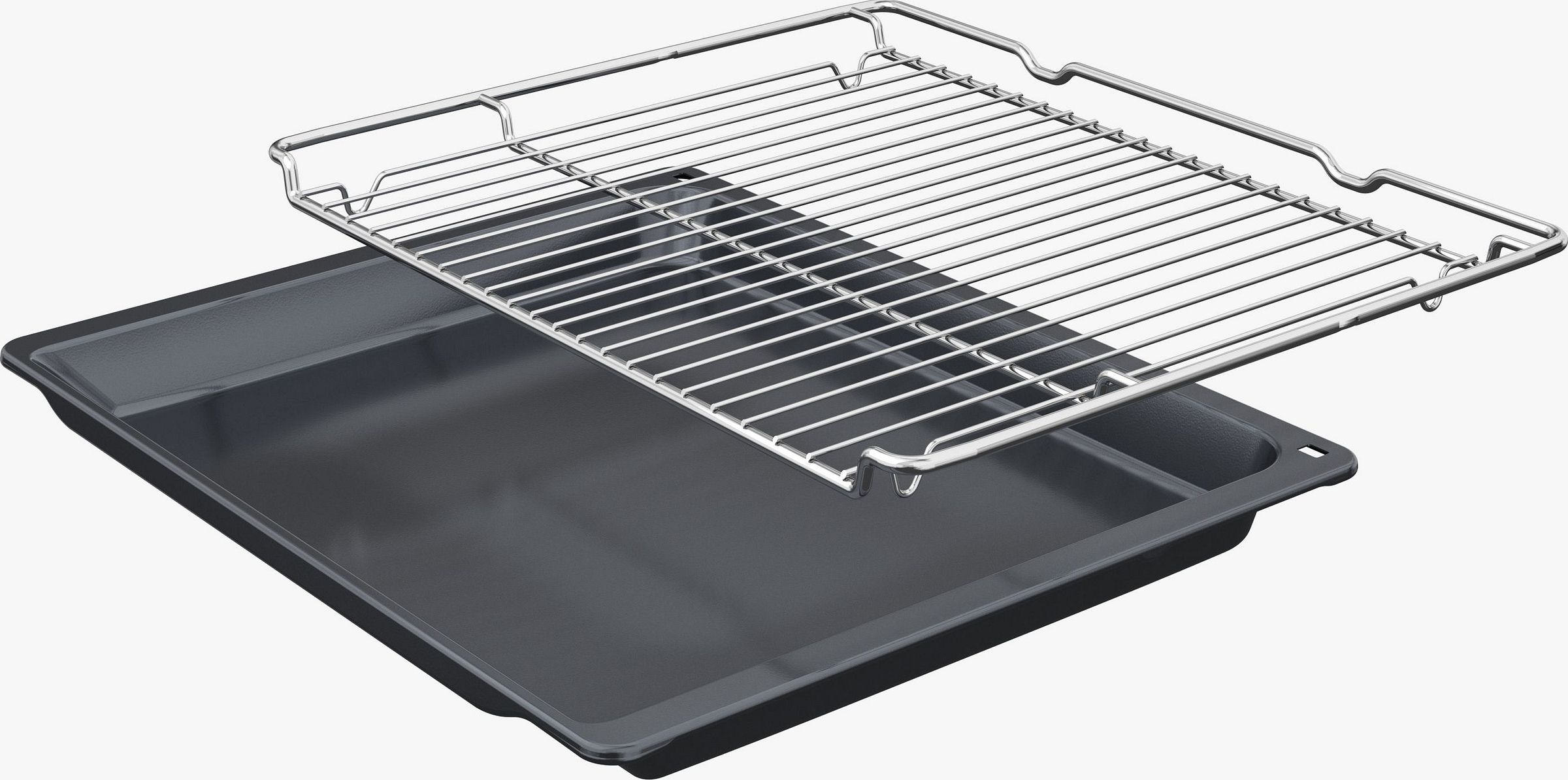 Four encastrable EcoClean BOSCH Chaleur tournante 71L Inox - HBA534BS3