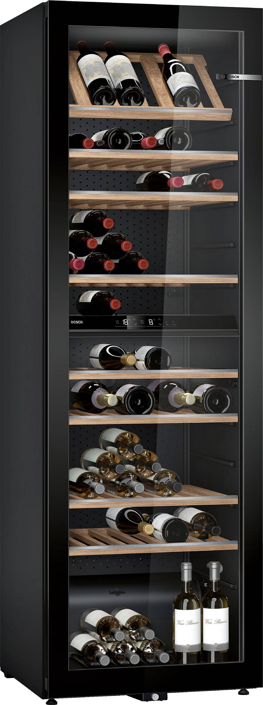 Cave à vin de service BOSCH 199 bouteilles Noir KWK36ABGA
