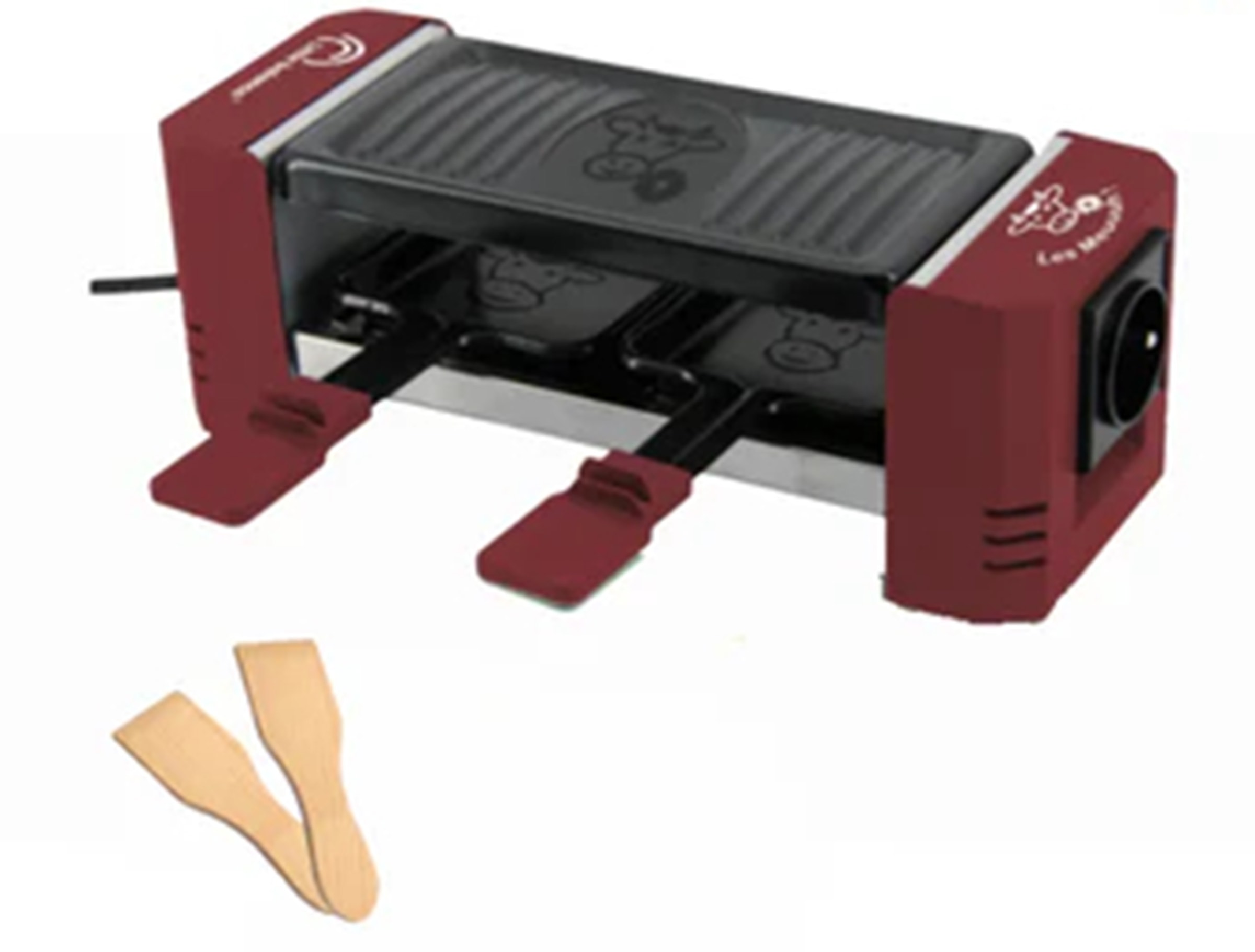 Raclette Multifonction LITTLE BALANCE 2 personnes 320W Rouge 8950