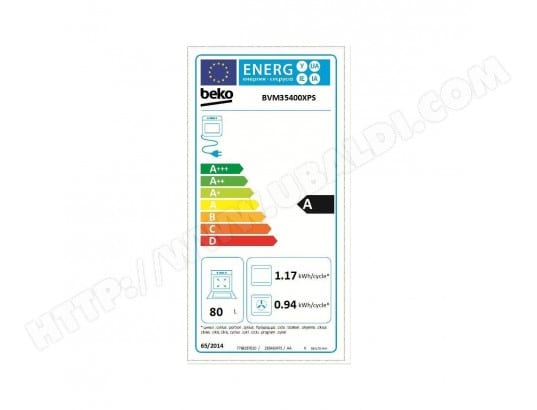 Four encastrable pyrolyse BEKO - BVM35400XPS Four encastrable pyrolyse BEKO - BVM35400XPS