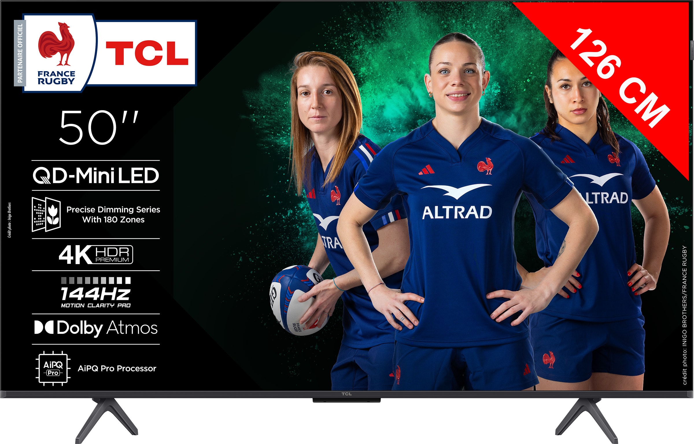 TV Mini LED 4K 126 cm TCL  50C61K