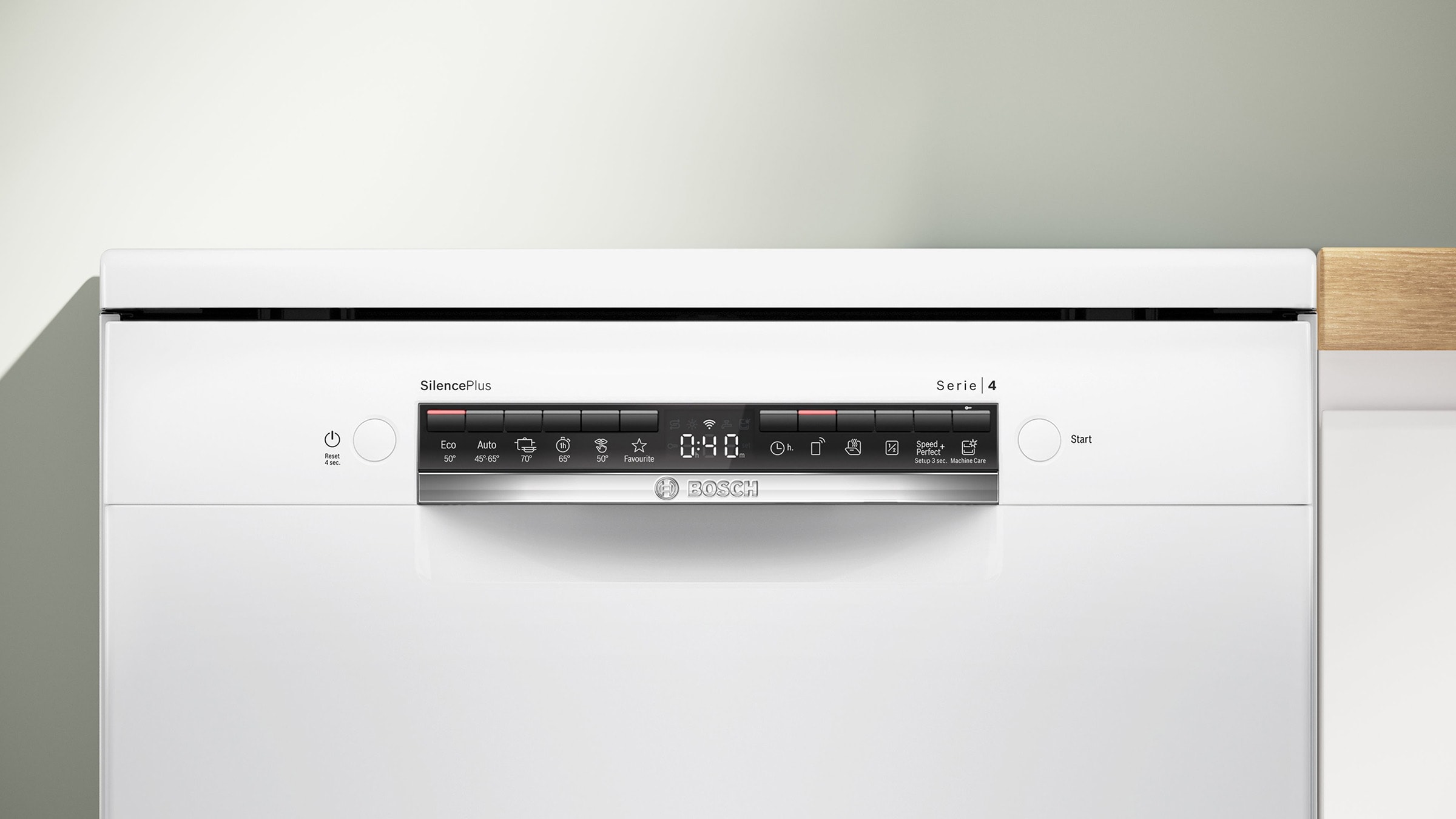 Lave vaisselle 60 cm BOSCH Série 4, 14 couverts, Blanc - SMS4EMW01F Lave vaisselle 60 cm BOSCH Série 4, 14 couverts, Blanc - SMS4EMW01F
