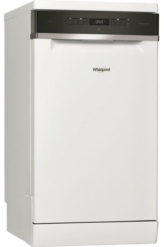 Lave vaisselle 45 cm WHIRLPOOL 10 Couverts 6ème Sens 43 dB(A) Inox WSFO3T223P