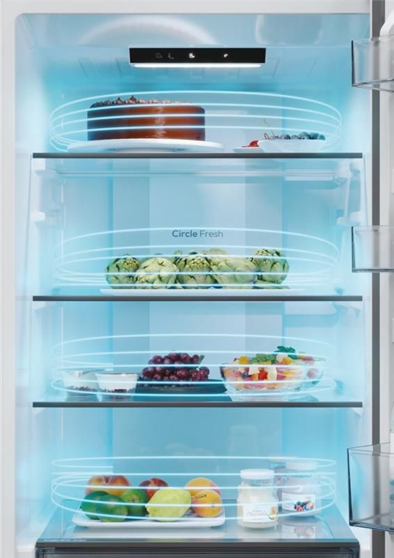 Réfrigérateur congélateur bas CANDY 355L No Frost Blanc - CNCQ2T618EW