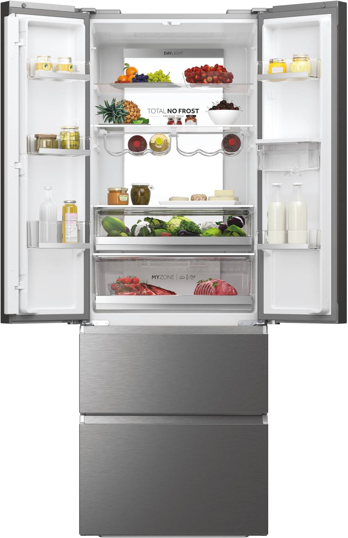 HAIER Réfrigérateur 4 portes HFW7720EWMP