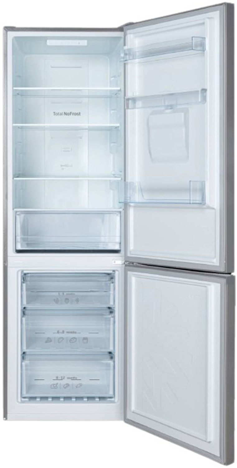 Réfrigérateur congélateur bas FAGOR ,Froid No-Frost, 322L, Gris - FFN83222X