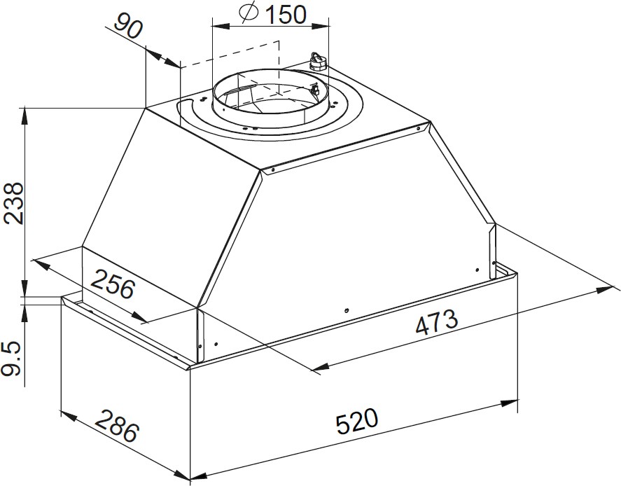 AIRLUX Groupe filtrant  - AHF571BK