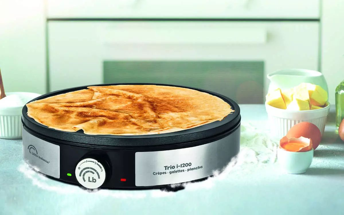 Crêpière LITTLE BALANCE 30 cm 1200W Noir - MAXCREPE8383