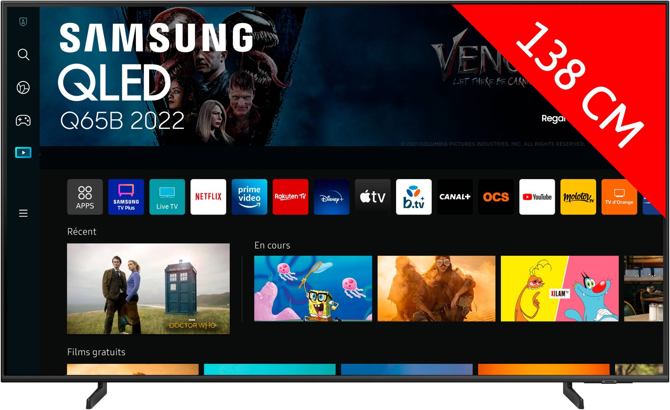 SAMSUNG TV QLED 4K 138 cm TV QLED QE55Q65B 4K 138 cm SAMSUNG TV QLED 4K 138 cm TV QLED QE55Q65B 4K 138 cm