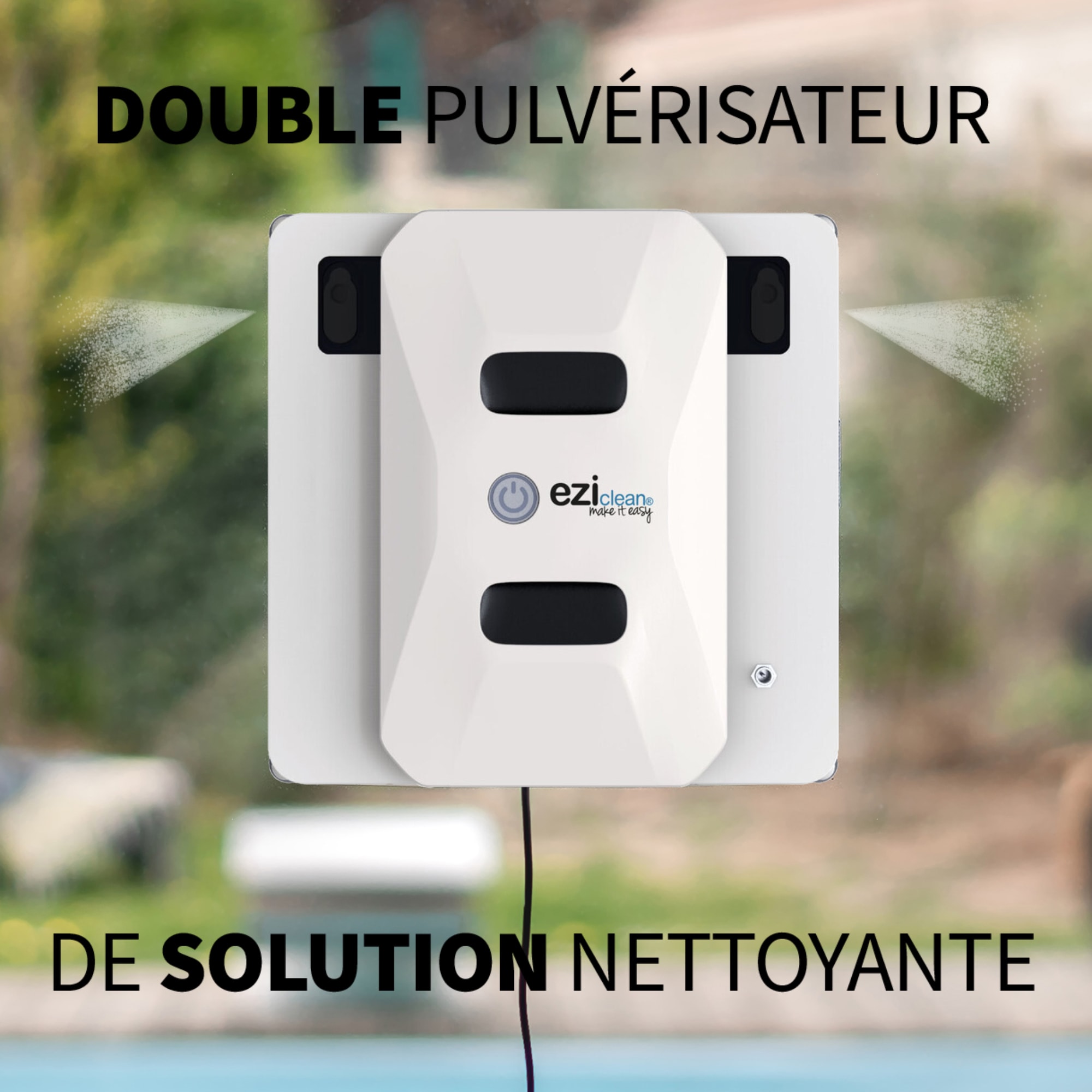 Nettoyeur vitre EZICLEAN Windobot S5 Pro, 72W, Blanc - WINDOBOTS5PRO Nettoyeur vitre EZICLEAN Windobot S5 Pro, 72W, Blanc - WINDOBOTS5PRO