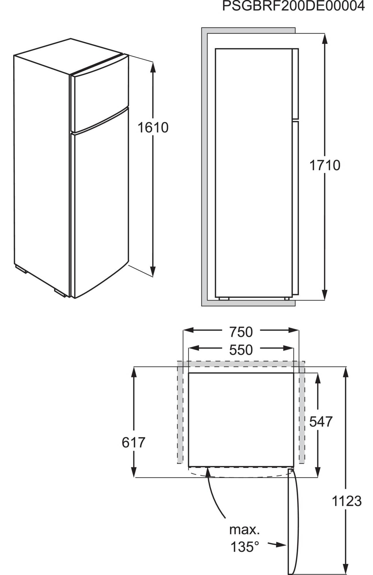 ELECTROLUX Réfrigérateur congélateur haut  - LTB1AE28W0