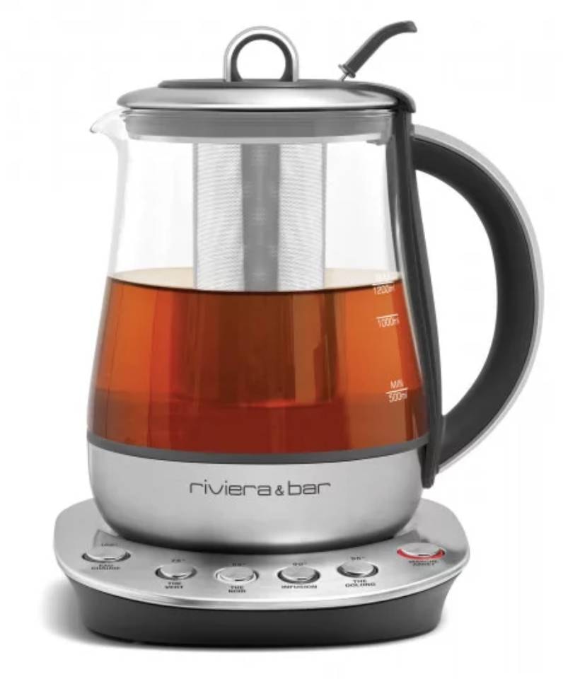 Théière RIVIERA & BAR température réglable, 1.2L, Inox - BTH540