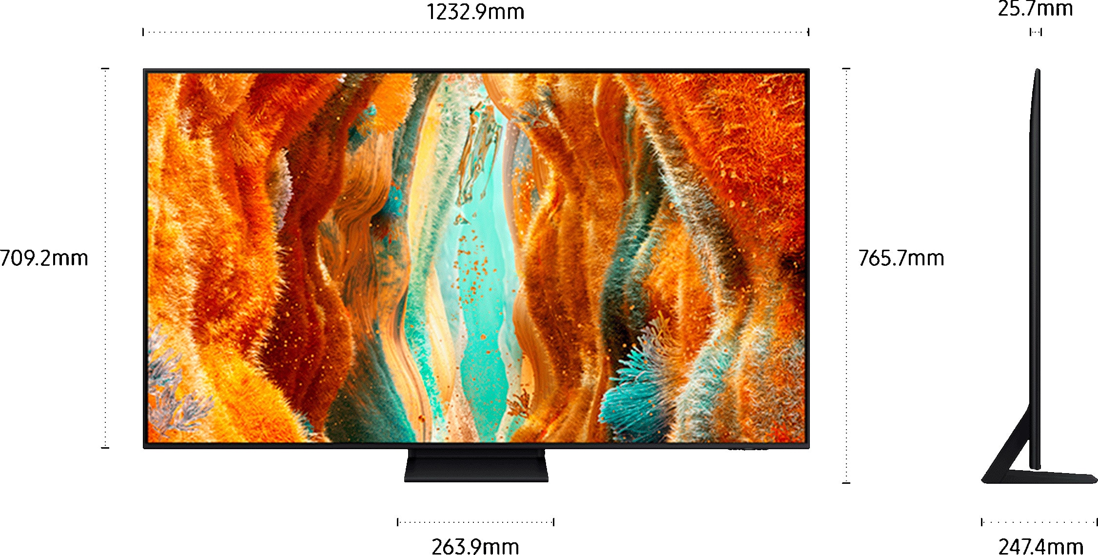 TV Neo QLED 4K 138 cm SAMSUNG 55'' 4K 144Hz Noir - TQ55QN70F