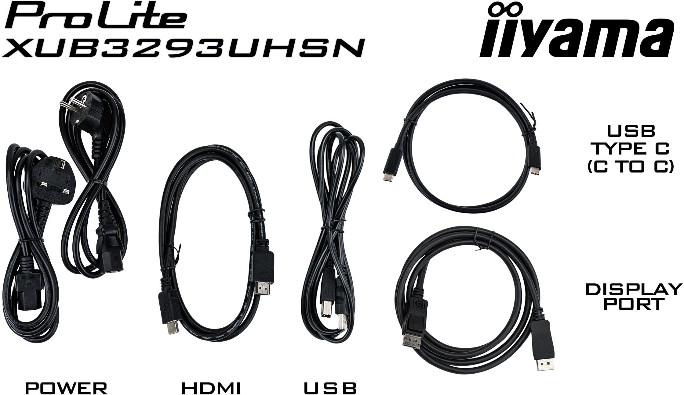 Ecran 32 pouces 4K Ultra HD IIYAMA  - IIXUB3293UHSNB5