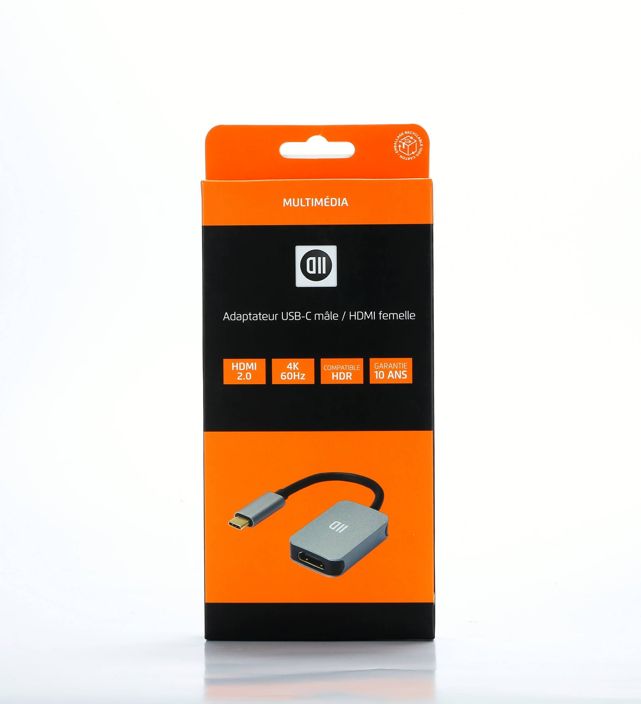 Adaptateur USB Type-C D2 DIFFUSION  - D2USBCHDMIFADP