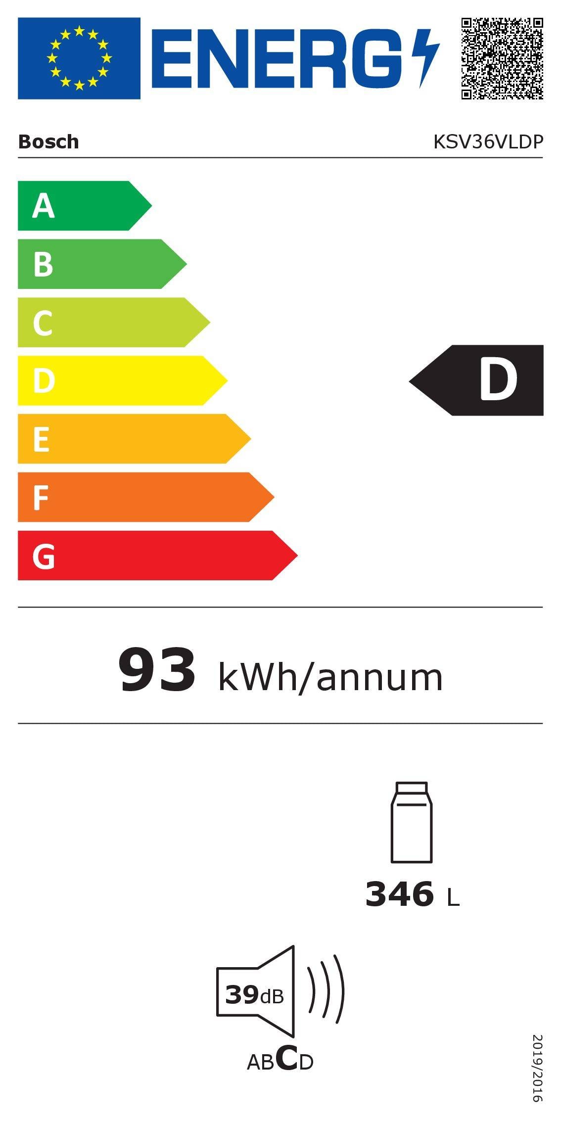 BOSCH Réfrigérateur 1 porte  - KSV36VLDP