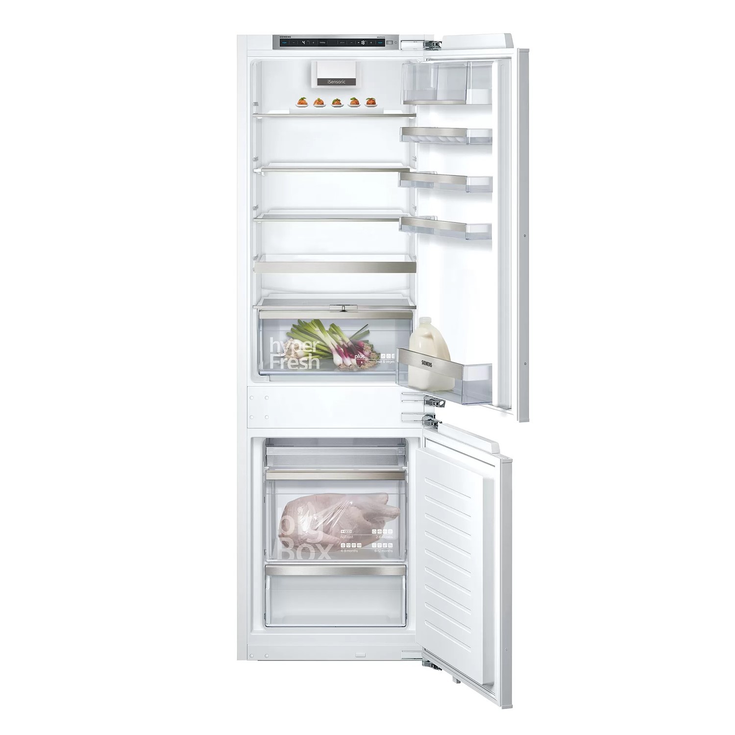 SIEMENS Réfrigérateur congélateur encastrable IQ500 noFrost MultiAirflow 254L KI86NADF0 SIEMENS Réfrigérateur congélateur encastrable IQ500 noFrost MultiAirflow 254L KI86NADF0