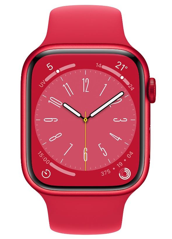 APPLE Montre connectée Watch 8 GPS 45mm Rouge  WATCH8-MNP43NF