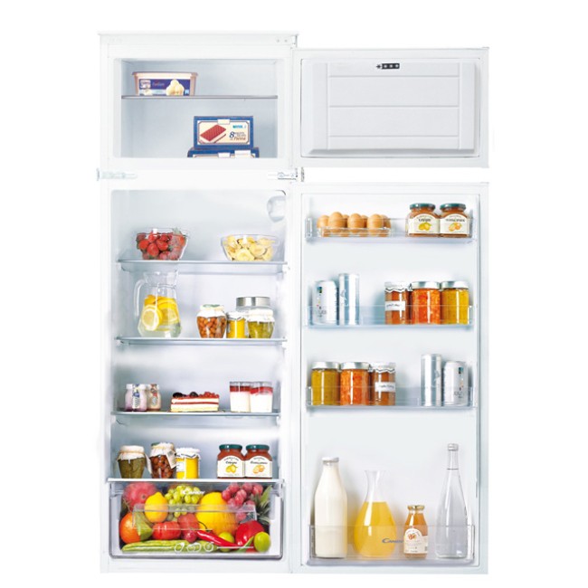 CANDY Réfrigérateur congélateur encastrable 220L Blanc