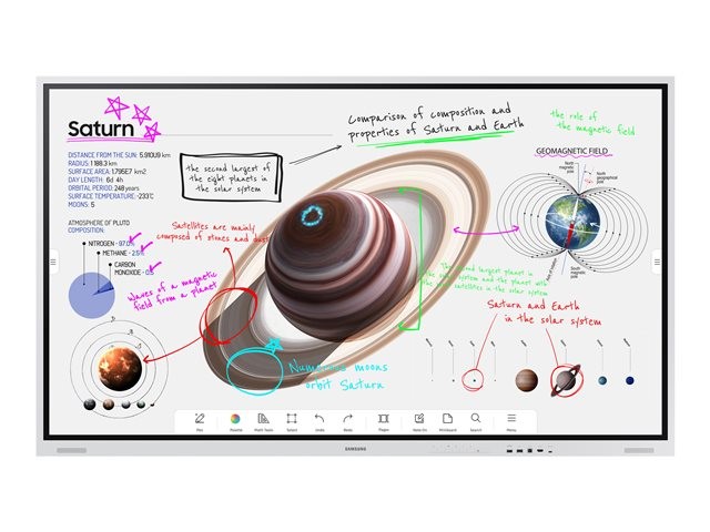 SAMSUNG Ecran supérieur à 55 pouces   LH75WMBWLGCXEN