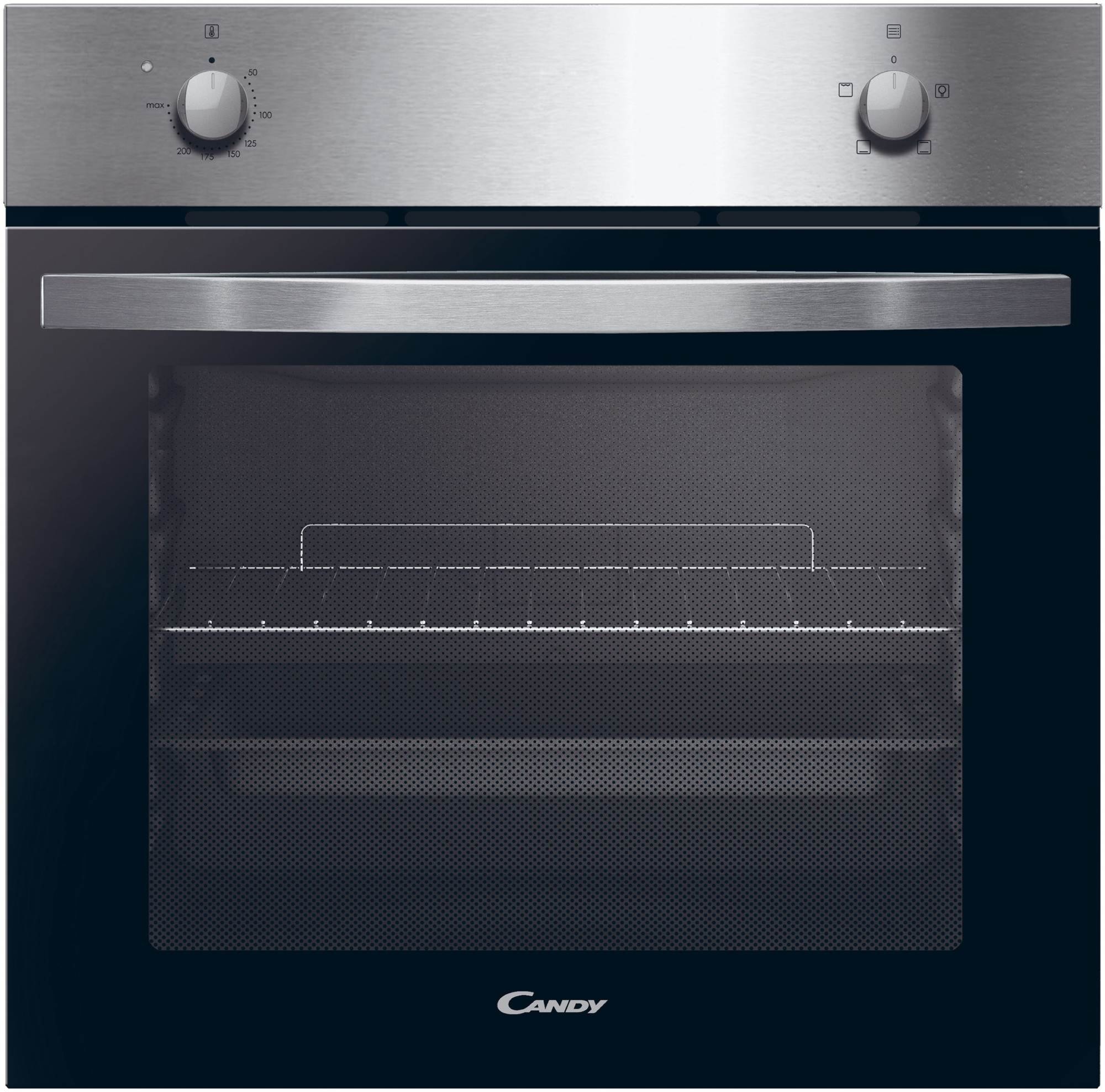 Four encastrable émail lisse CANDY Convection naturelle 70L Inox FIDCX100