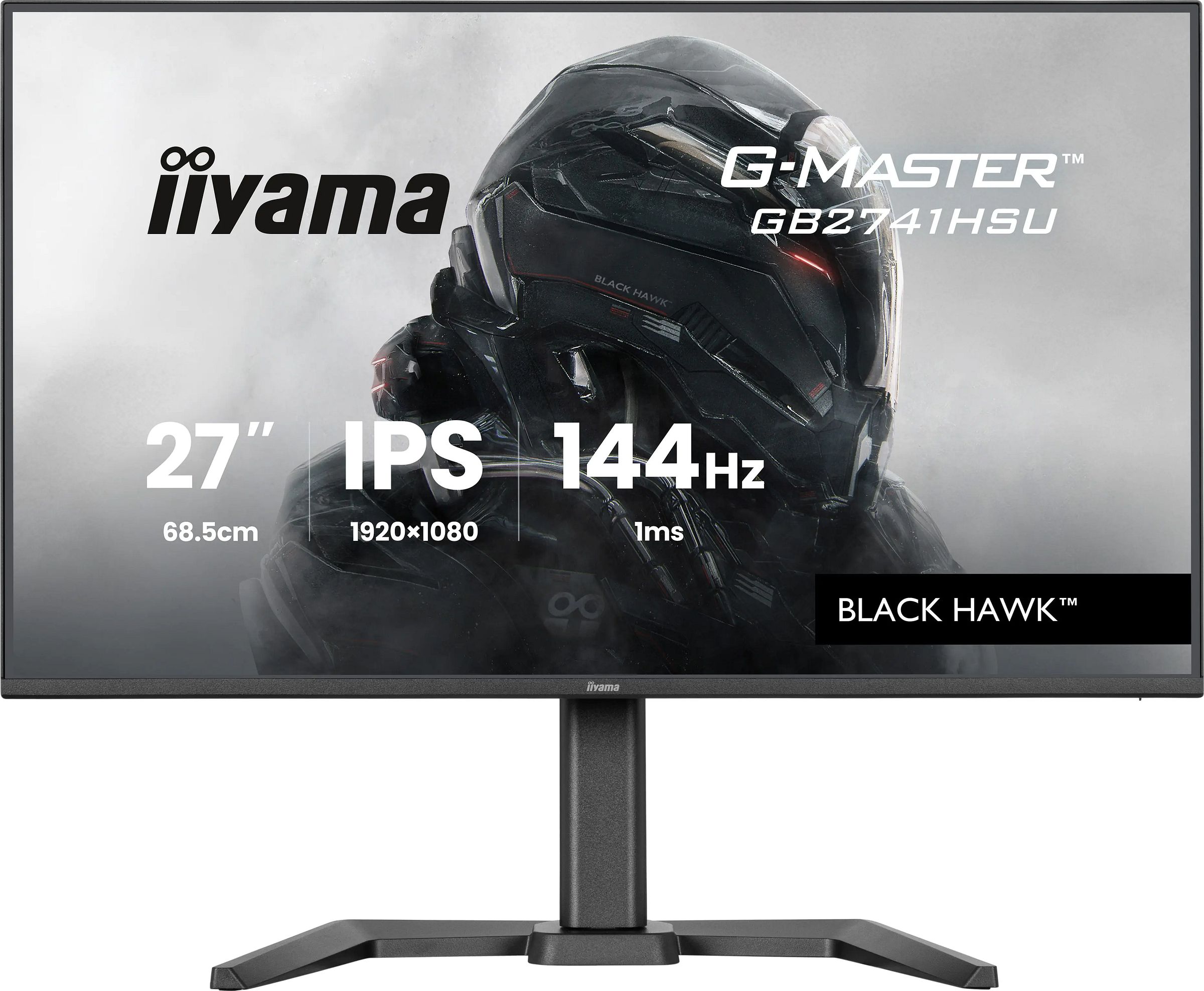 Ecran 27 pouces Full HD IIYAMA IPS HDMI DisplayPort Noir IIGB2741HSUB1