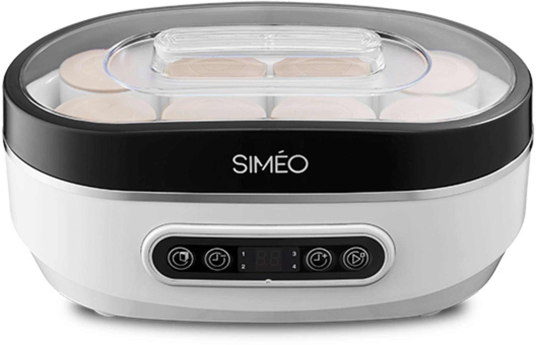 Yaourtière SIMEO 8 pots Programmes automatiques YVA640