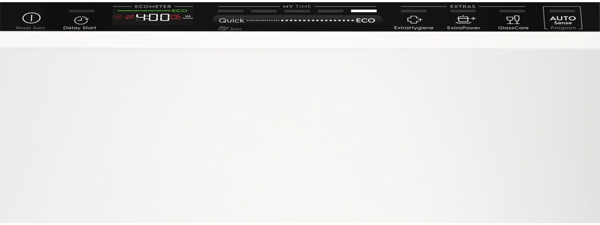 Lave vaisselle tout integrable 45 cm ELECTROLUX Moteur inverter 9 couverts 44dB Blanc - KEGB2310L
