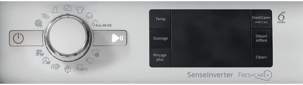 Lave linge encastrable WHIRLPOOL 6ème sens, 1400trs/mn, 7kg - BIWMWG71483FRN Lave linge encastrable WHIRLPOOL 6ème sens, 1400trs/mn, 7kg - BIWMWG71483FRN