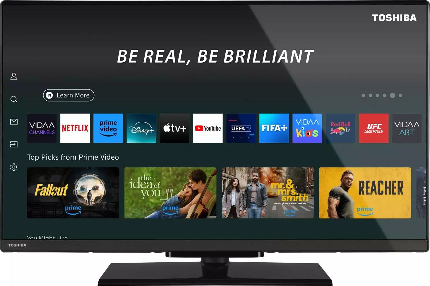 TV LED 80 cm TOSHIBA VIDAA 50Hz 32" - 32WV3563DG