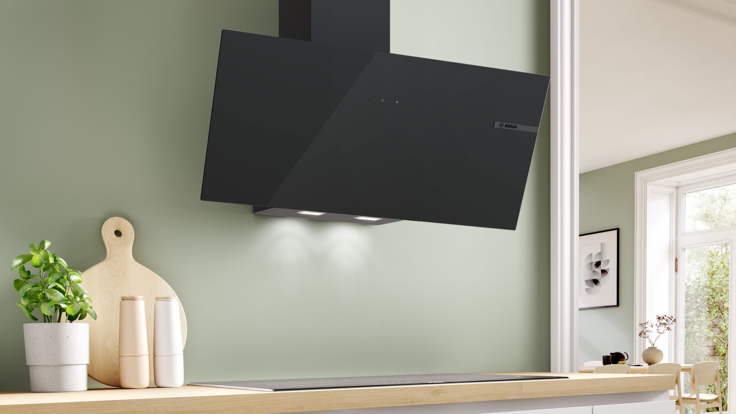 Hotte decorative murale BOSCH  - DWK95DF61