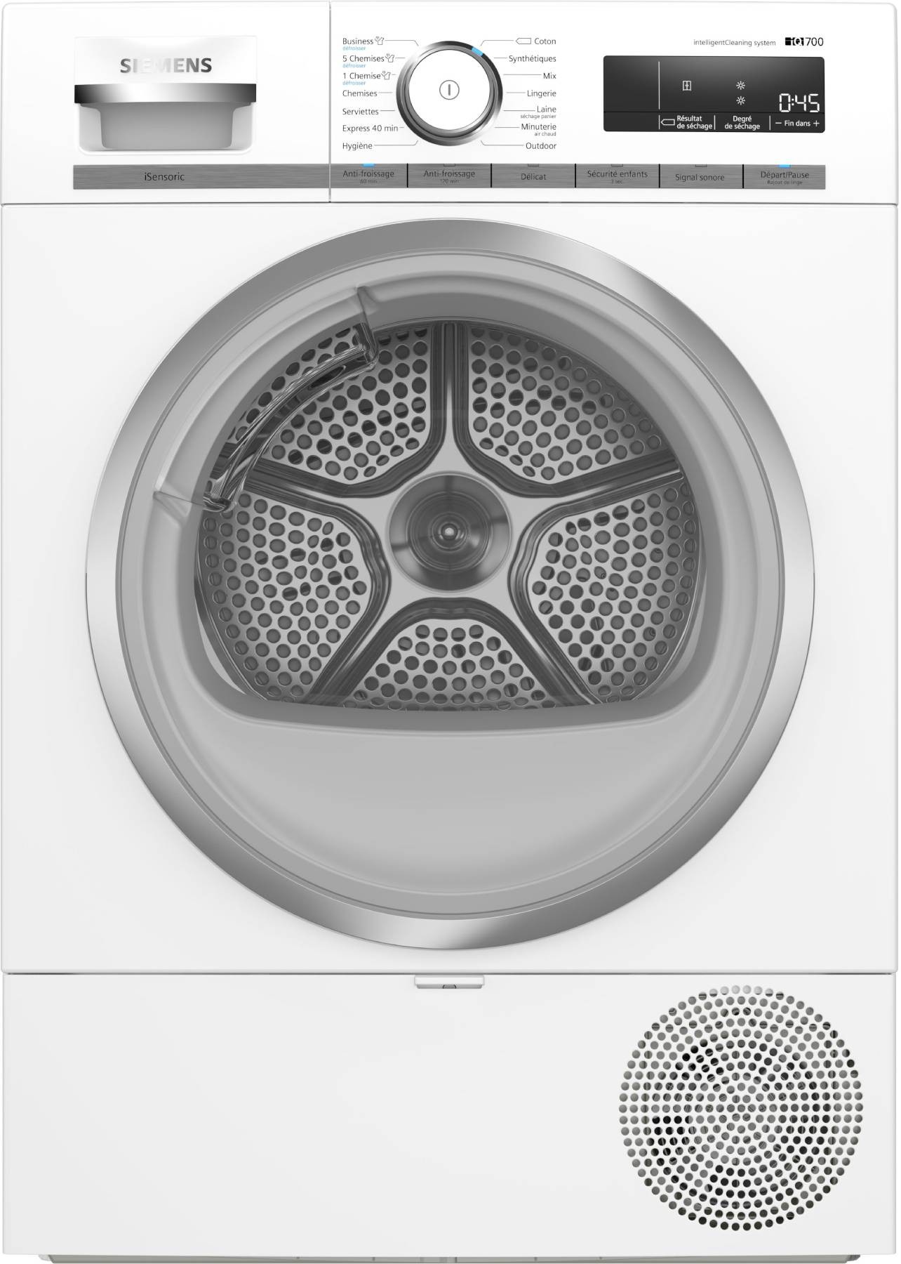 SIEMENS Sèche linge Condensation 9kg  WT47XK90FR