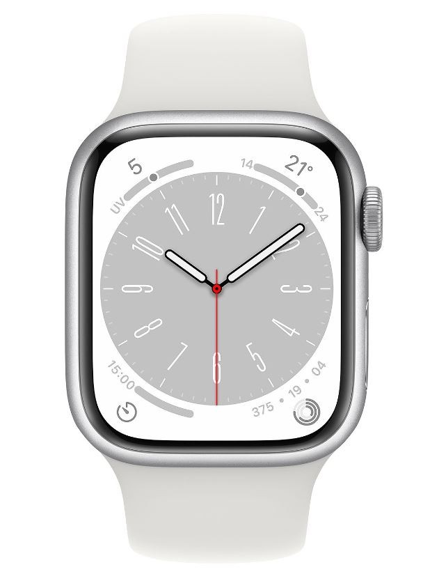 APPLE Montre connectée Apple Watch Série 8 GPS + Cellular 41mm Aluminium Argent  WATCH8-MP6K3NF